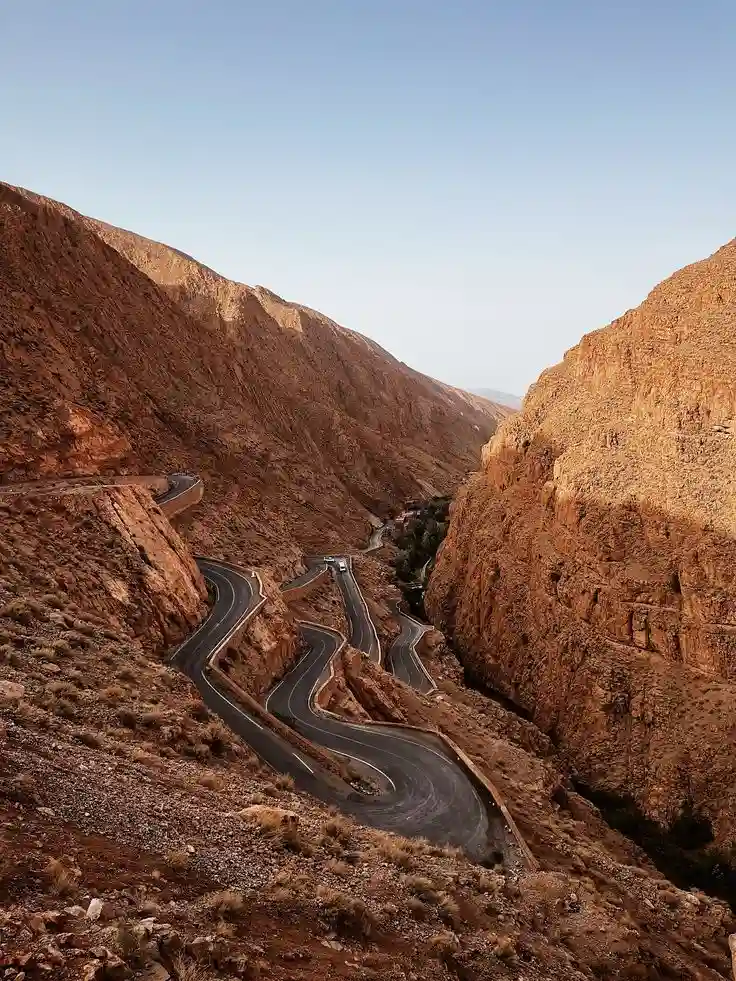 Mountain biking trails in the scenic Dadès Valley, Morocco